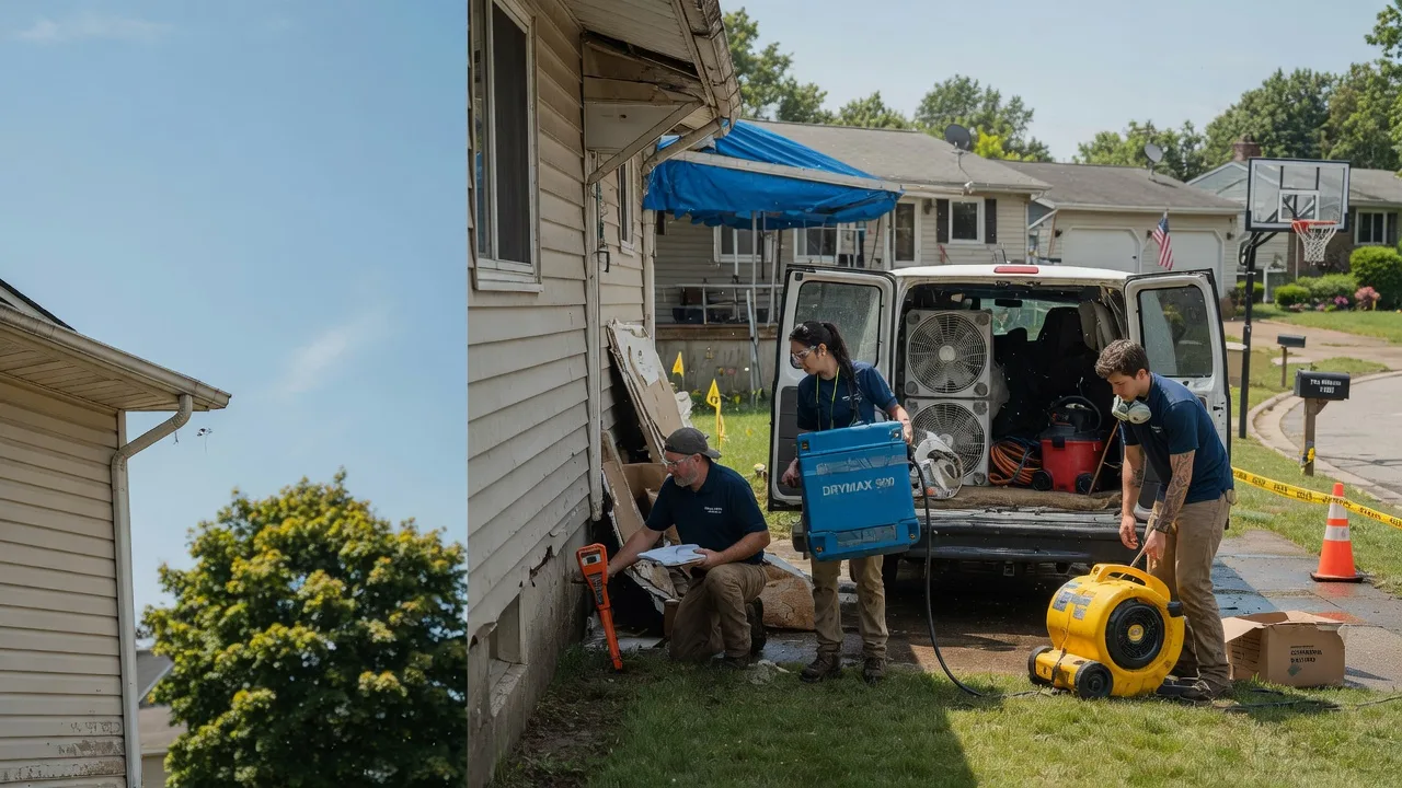 Ceiling Leak Cleanup in Linton, IN near me